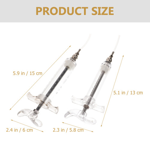 2 Sets Fütterungsspritze Für Mit Fütterungsschlauch 2