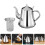 Metal Kaffeekanne Büro 2000 Ml Langausgießer 2