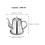 Metal Kaffeekanne Büro 2000 Ml Langausgießer 11