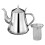 Metal Kaffeekanne Büro 2000 Ml Langausgießer 6