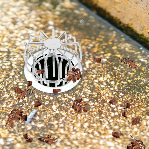 Downspout Guard Blattschutz Für Regenrinnen Ablauf 2
