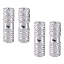 2 Paar Aluminium Sattelklemmen Für Mountainbike Stunt (Silber)
