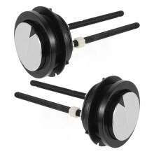 2Stk Flush-Toilettenknopf Ersatz Spülkasten Druckknopf 58x68mm
