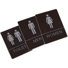 3Stk. Toiletten Schilder Einkaufszentrum Herren Damen Wiederverwendbar