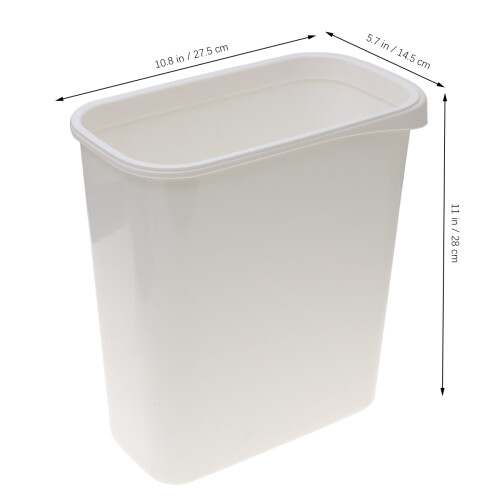 Nordic Style Mini Trash Can Rectangular Desktop Waste Bin For Home 1