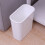 Nordic Style Mini Trash Can Rectangular Desktop Waste Bin For Home 7