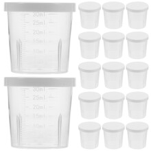 50Stk Soßenbecher Mit Durchsichtiger