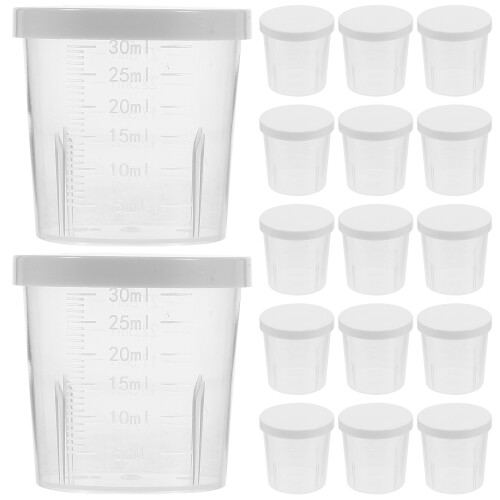 50Stk Soßenbecher Mit Durchsichtiger