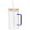 Clear Glasbecher Mit Deckel Und Für Getränke 5