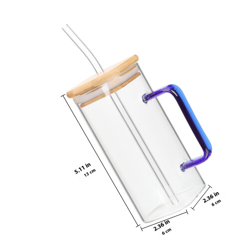 Clear Glasbecher Mit Deckel Und Für Getränke 1