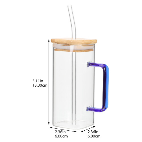 Clear Glasbecher Mit Deckel Und Für Getränke 2