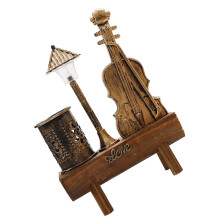 Violin Stifthalter Bleistiftablage Halter Vintage Ornament