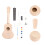 1Ensemble Kit Ukulélé DIY Débutant, Bois Léger Pour Enfants Créatifs 9