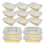 10 Sets Aluminiumfolienpfannen Mit Deckeln, Einweg-Backformen 10