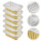 10 Sets Aluminiumfolienpfannen Mit Deckeln, Einweg-Backformen 4
