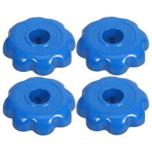 4 Pezzi Valvola Gas In Alluminio Antiscivolo