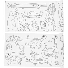 Raindrops 2 Stuks Kinderen Kleurplaat Papier Schilderen Speelgoed