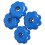 4 Pezzi Valvola Gas In Alluminio Antiscivolo 10