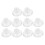 10St ABS PVC Zuignap Met Schroef Visbad En 4