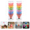 12 Plastic Badminton Shuttlecocks In Gekke Kleuren 11