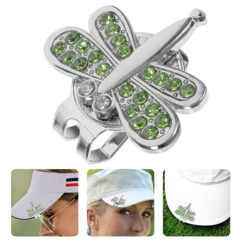 Golfbal Marker Glitter Clip Voor Golfhoed 2