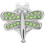 Golfbal Marker Glitter Clip Voor Golfhoed 8