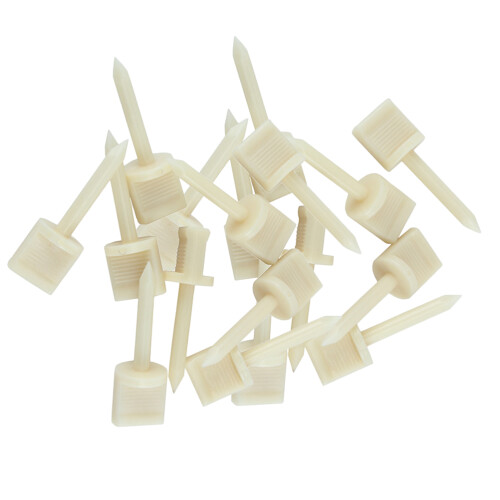 20 6,5 Cm Plastic Doelpin Voor Buiten (Beige)