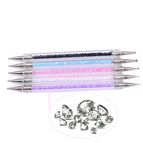 5 Stuks 2- Dotting Pen Nagelkunst Manicure Kit 2