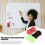 2 Wasbare Whiteboardwisser Met Uitneembaar Doek 10