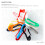 400Pièces Clips Multicolores En Plastique Accessoires Couture 11