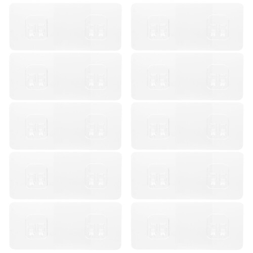 20Stk Duschregal Selbstklebend Transparent Für