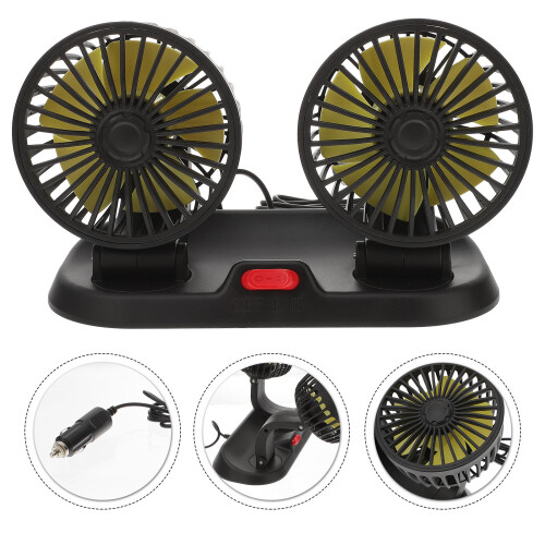 Ventilateur Auto Double Tête ABS Circuit Tableau Multi 2
