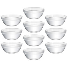 10Stk Transparente Dessert Und Salatschalen