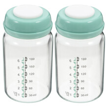 2Stk Glasflasche Sicher Stillflasche Für Säugling Unterwegs