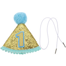 Lovely Birthday Party Cone Hat For One-Year-Old Baby