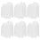 6Pcs White Stylus Covers for Turntable Needle Durable Plastic Guards 1