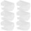 6Pcs White Stylus Covers for Turntable Needle Durable Plastic Guards 6