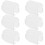 6Pcs White Stylus Covers for Turntable Needle Durable Plastic Guards 8