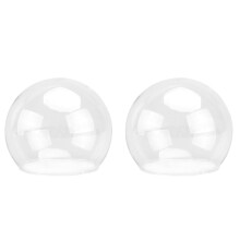 2Stk Klares Glasdomen Display Tortenschutz Geschenkdekoration