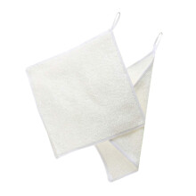 25X25Cm Mikrofaser Spüllappen Verstärkt Antihaft (Weiß)