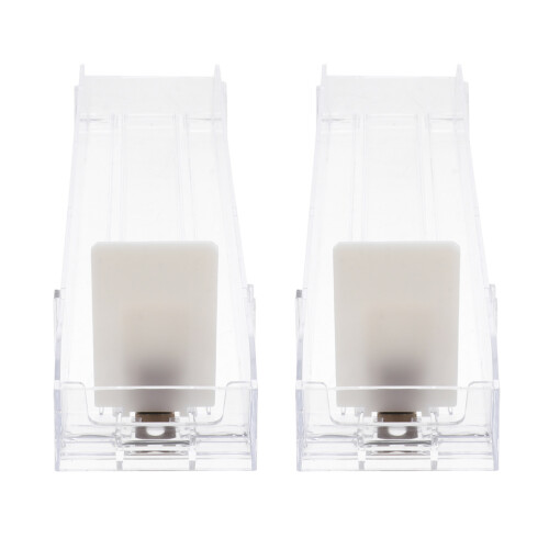 2Stk. Clear Show Case Praktischer Auto-Push Display Halter Pusher
