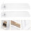 2Stk. Clear Show Case Praktischer Auto-Push Display Halter Pusher 3