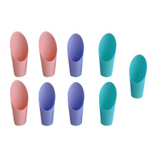 9Pcs Plastic Bonsai Soil Scoops Assorted Colors Garden Potting Tools