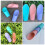9Pcs Plastic Bonsai Soil Scoops Assorted Colors Garden Potting Tools 10
