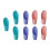 9Pcs Plastic Bonsai Soil Scoops Assorted Colors Garden Potting Tools 4