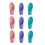 9Pcs Plastic Bonsai Soil Scoops Assorted Colors Garden Potting Tools 8