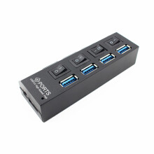 4 Port Usb Hub 3.0 Mit Hochgeschwindigkeitsanschlüssen Led Anzeige