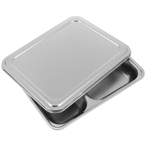 1 Set Geteilter Tablett Für Mittagessen Und Cafeteria
