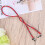Ethnic Style Brillenhalter Kette Rot 8