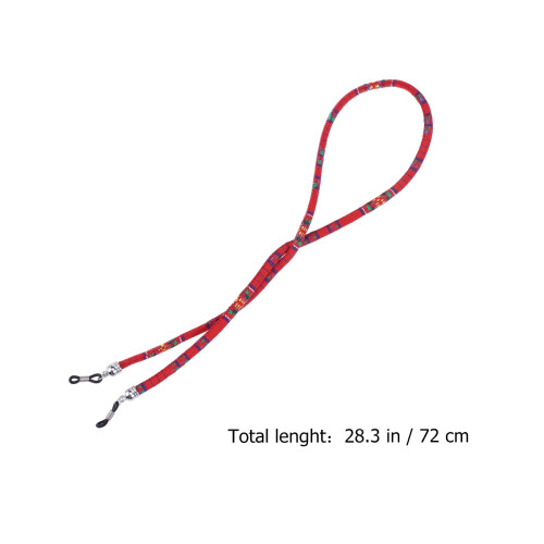 Ethnic Style Brillenhalter Kette Rot 1